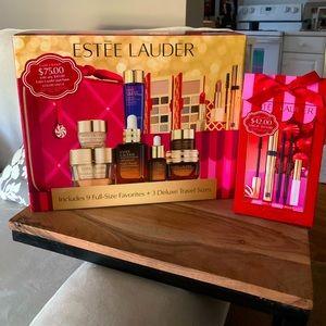 NEW - ESTEE LAUDER MAKE-UP with TRAVEL CASE and MAKE-UP GIFT SET
